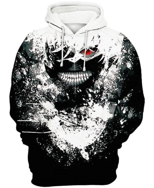 Tokyo Ghoul Ken Kenaki 3D All Over Printed Sweatshirt, Hoodie, Zip Hoodie | Fan Apparel For Men, Women