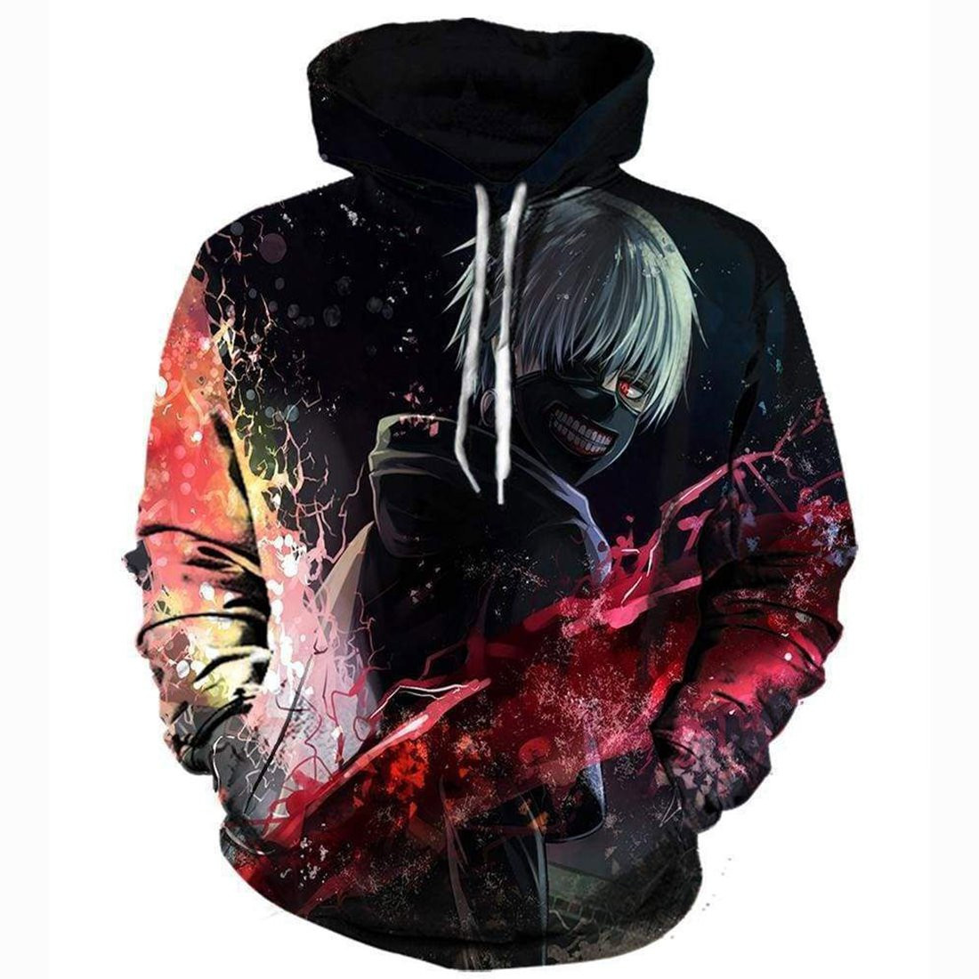 Tokyo Ghoul Unisex 3D All Over Printed Sweatshirt, Hoodie, Zip Hoodie | Fan Apparel For Men, Women