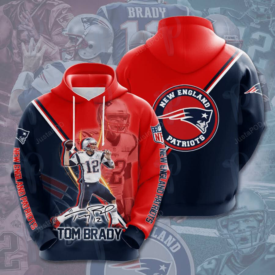 Tom Brady New England Patriots Nfl 3D All Over Printed Sweatshirt, Hoodie, Zip Hoodie | Nfl Fan Gear For Men, Women