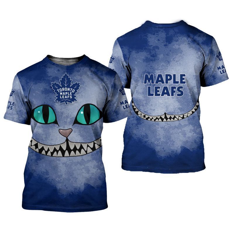 Toronto Maple Leafs Cheshire Cat 3D All Over Printed Sweatshirt, Hoodie, Zip Hoodie | Nhl Special Edition Fan Gear For Men, Women