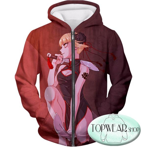Transforming Villain Himiko Toga My Hero Academia 3D All Over Printed Sweatshirt, Hoodie, Zip Hoodie | Fan Apparel For Men, Women