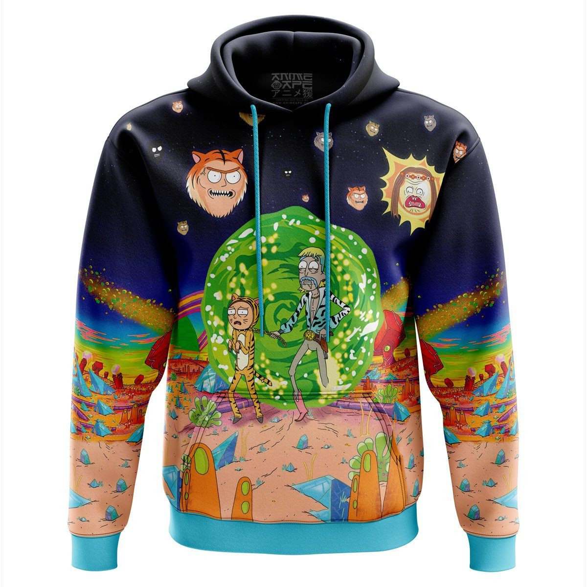 Trippy Morty Joe Exotic Tiger King 3D All Over Printed Sweatshirt, Hoodie, Zip Hoodie | Fan Apparel For Men, Women