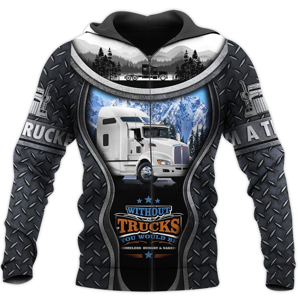 Truck Without Trucks You Would Be Homeless 3D All Over Printed Sweatshirt, Hoodie, Zip Hoodie | Fan Apparel For Men, Women