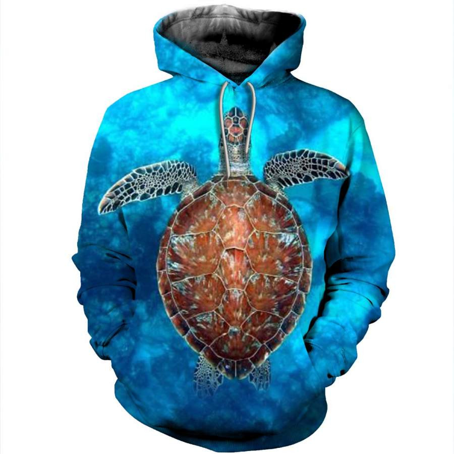 Turtle 3D All Over Printed Sweatshirt, Hoodie, Zip Hoodie | Fan Apparel For Men, Women