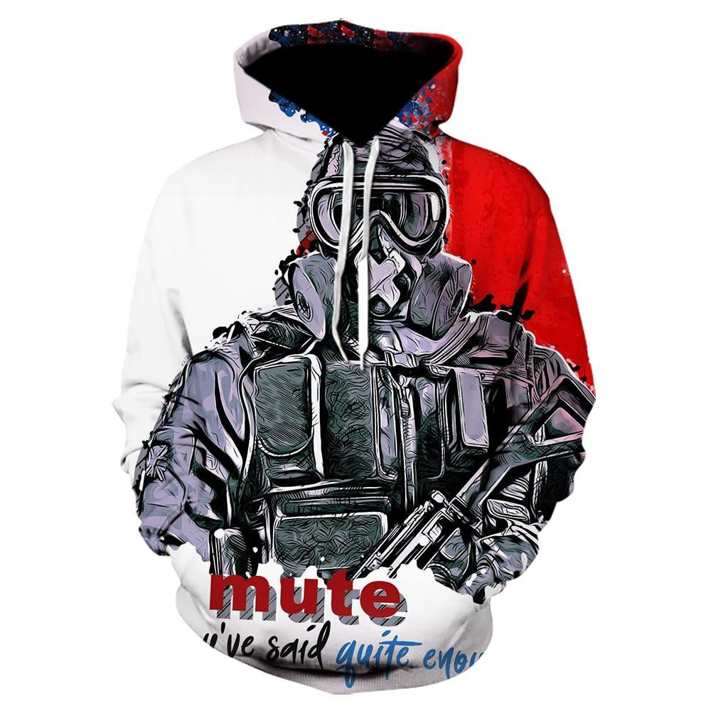 Unisex Mass Effect Rainbow Six Siege 3D All Over Printed Sweatshirt, Hoodie, Zip Hoodie | Fan Apparel For Men, Women