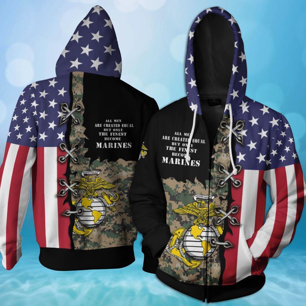 Us Marine Corps 3D All Over Printed Sweatshirt, Hoodie, Zip Hoodie | Fan Apparel For Men, Women