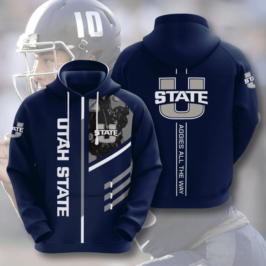 Utah State Aggies 3D All Over Printed Sweatshirt, Hoodie, Zip Hoodie | Ncaa Fan Gear For Men, Women