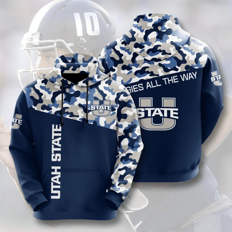 Utah State Aggies 3D All Over Printed Sweatshirt, Hoodie, Zip Hoodie | Ncaa Fan Gear For Men, Women