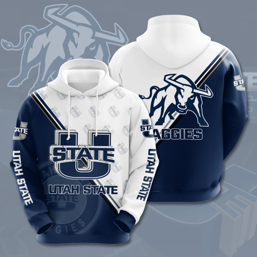 Utah State Aggies 3D All Over Printed Sweatshirt, Hoodie, Zip Hoodie | Ncaa Fan Gear For Men, Women
