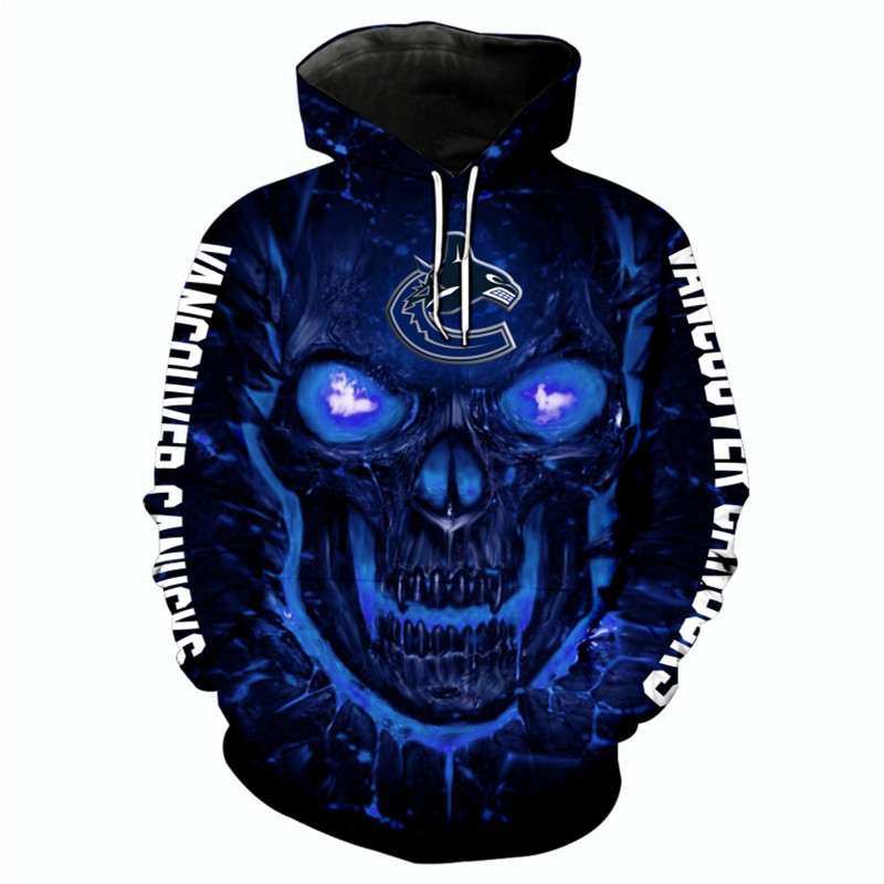 Vancouver Canucks Halloween Hoodie 3D All Over Printed Sweatshirt, Hoodie, Zip Hoodie | Nhl Special Edition Fan Gear For Men, Women