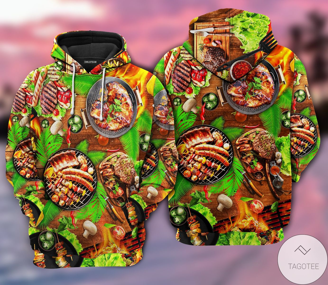 Very Good Quality Food Love Bbq 3D All Over Printed Sweatshirt, Hoodie, Zip Hoodie | Fan Apparel For Men, Women