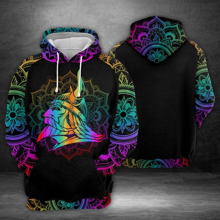 Viking Head 3D All Over Printed Sweatshirt, Hoodie, Zip Hoodie | Fan Apparel For Men, Women