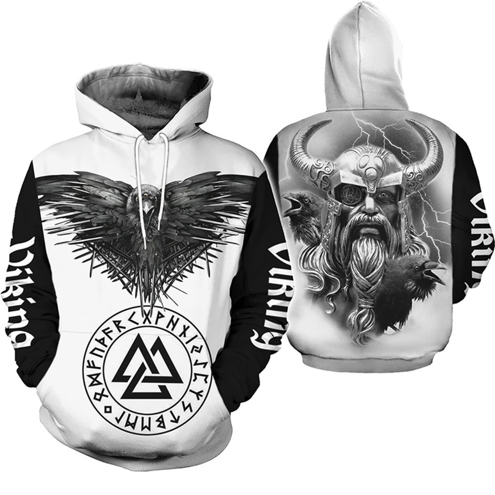 Viking Warrior 3D All Over Printed Sweatshirt, Hoodie, Zip Hoodie | Fan Apparel For Men, Women