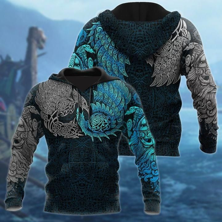 Viking Wings Pattern For Lovers 3D All Over Printed Sweatshirt, Hoodie, Zip Hoodie | Fan Apparel For Men, Women