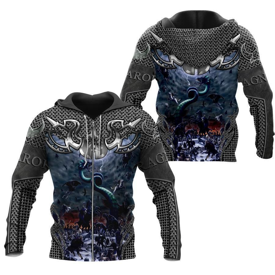 Vikings Jormung 3D All Over Printed Sweatshirt, Hoodie, Zip Hoodie | Nfl Fan Gear For Men, Women