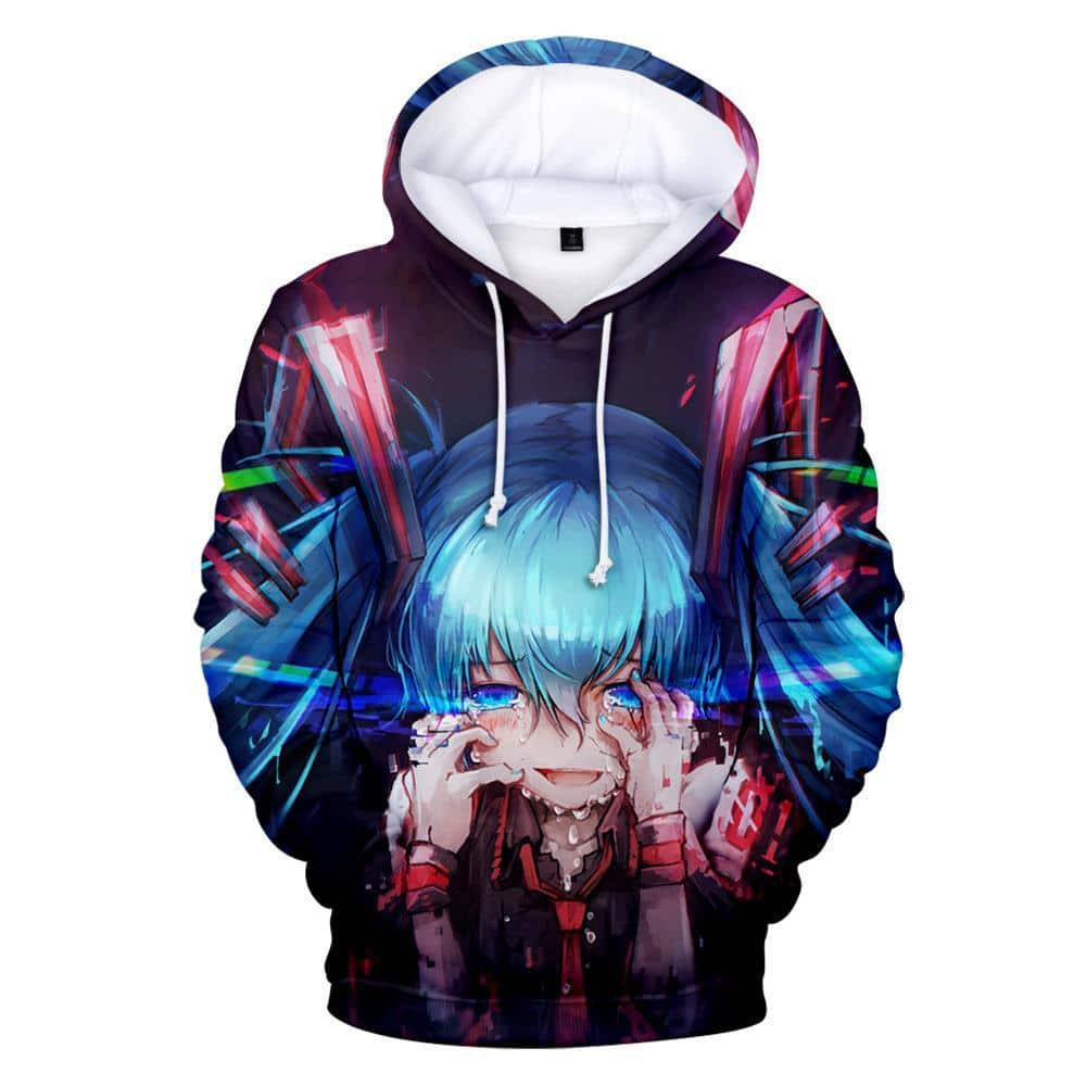Vocaloid Hatsune Miku 3D All Over Printed Sweatshirt, Hoodie, Zip Hoodie | Fan Apparel For Men, Women