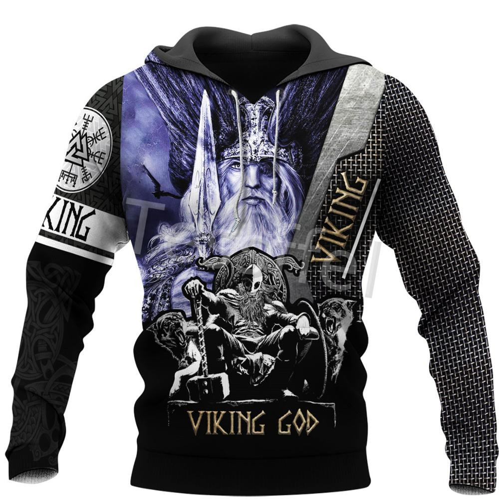 Waliicorners Viking God Pirate 3D All Over Printed Sweatshirt, Hoodie, Zip Hoodie | Fan Apparel For Men, Women