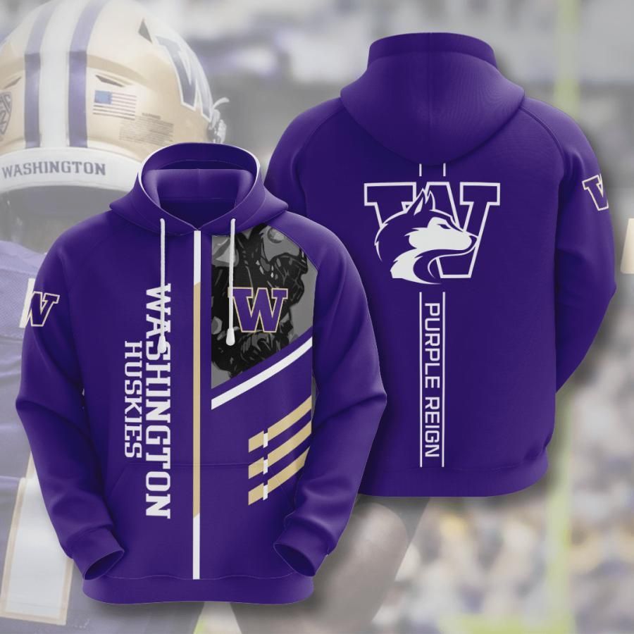 Washington Huskies 3D All Over Printed Sweatshirt, Hoodie, Zip Hoodie | Ncaa Fan Gear For Men, Women