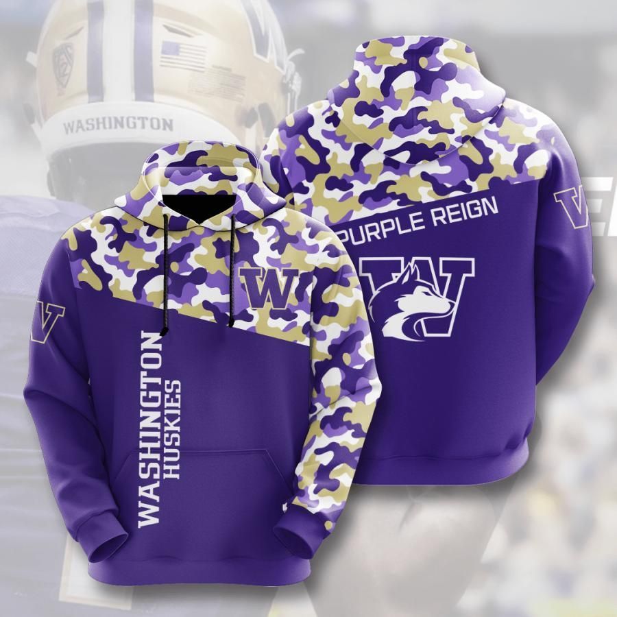 Washington Huskies 3D All Over Printed Sweatshirt, Hoodie, Zip Hoodie | Ncaa Fan Gear For Men, Women