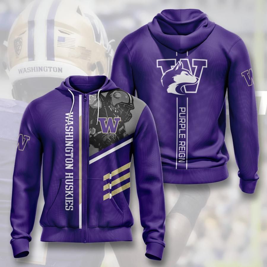 Washington Huskies 3D All Over Printed Sweatshirt, Hoodie, Zip Hoodie | Ncaa Fan Gear For Men, Women