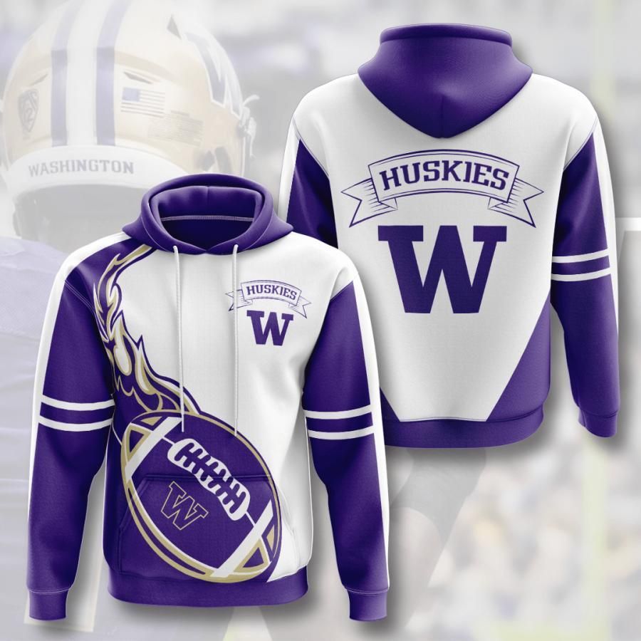 Washington Huskies 3D All Over Printed Sweatshirt, Hoodie, Zip Hoodie | Ncaa Fan Gear For Men, Women