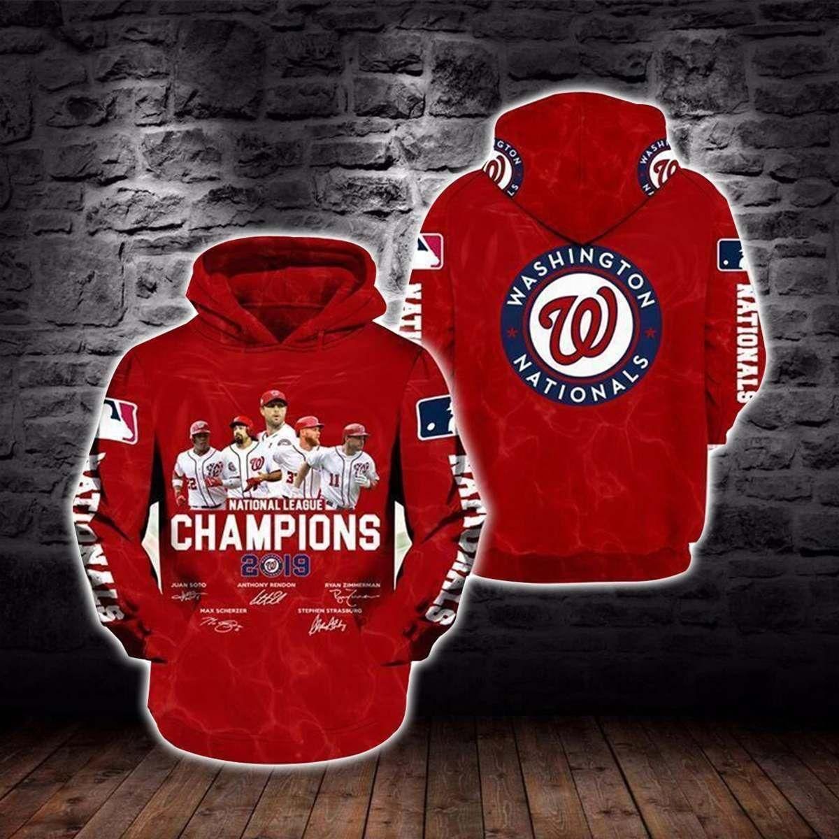 Washington Nationals 3D All Over Printed Sweatshirt, Hoodie, Zip Hoodie | Mlb Fan Gear For Men, Women