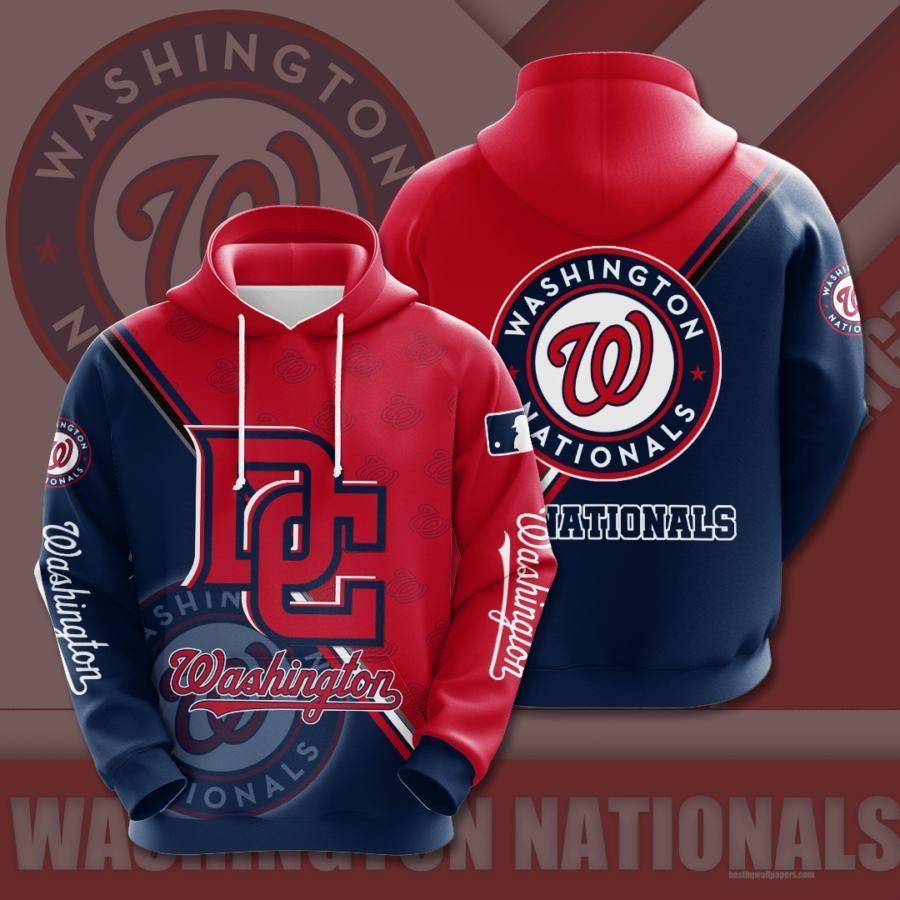 Washington Nationals 3D All Over Printed Sweatshirt, Hoodie, Zip Hoodie | Mlb Fan Gear For Men, Women