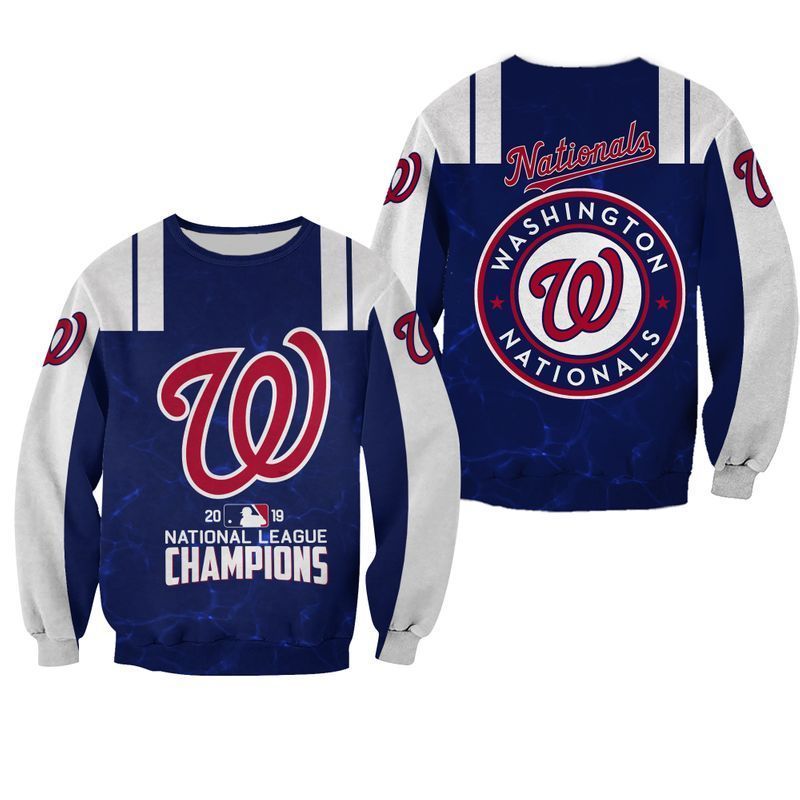Washington Nationals 3D All Over Printed Sweatshirt, Hoodie, Zip Hoodie | Mlb Fan Gear For Men, Women