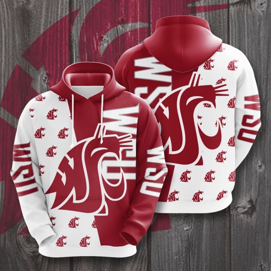 Washington State Cougars 3D All Over Printed Sweatshirt, Hoodie, Zip Hoodie | Ncaa Fan Gear For Men, Women