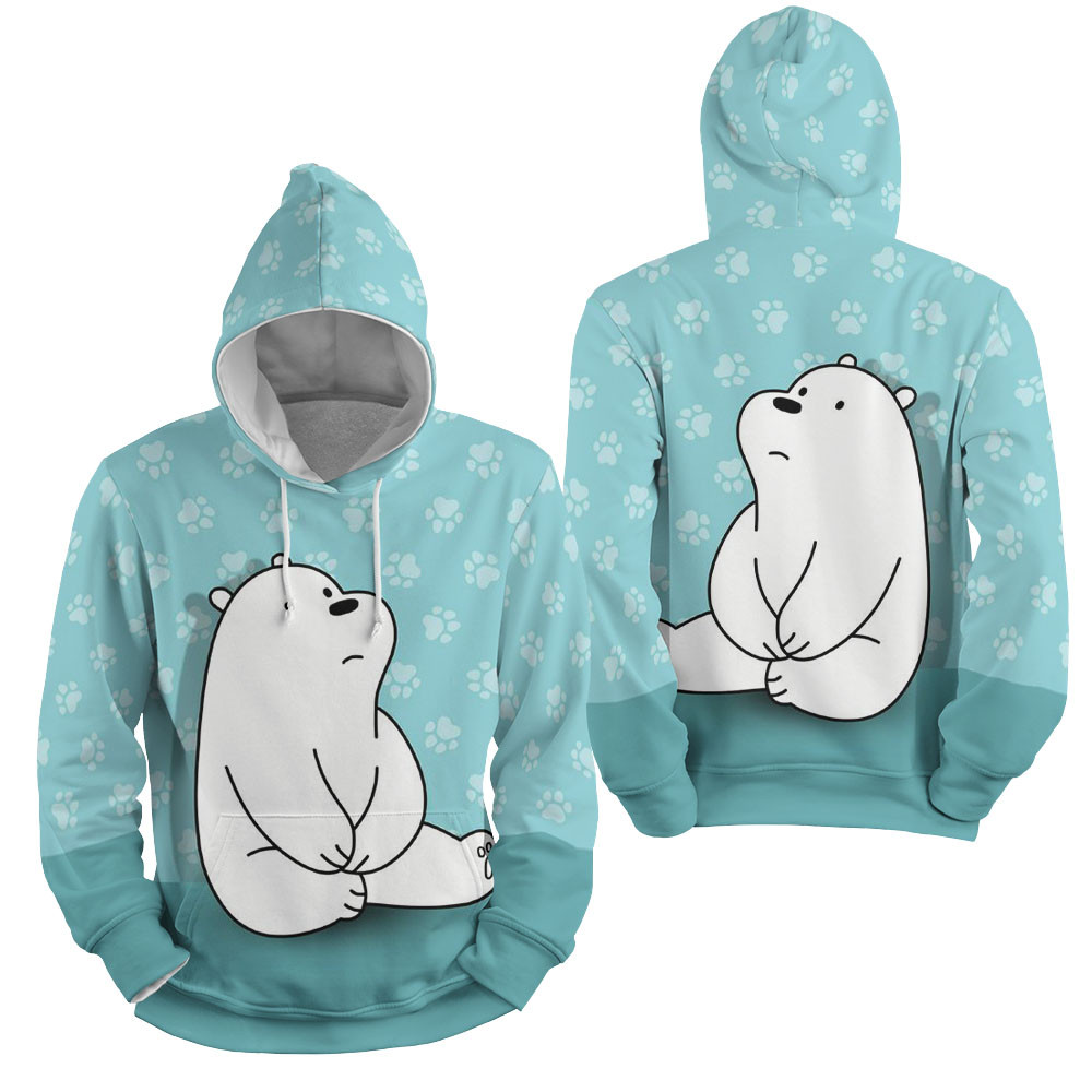 We Bare Bears Dazed 3D All Over Printed Sweatshirt, Hoodie, Zip Hoodie | Nfl Fan Gear For Men, Women