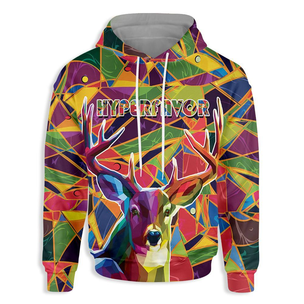 Weaving Form Deer 3D All Over Printed Sweatshirt, Hoodie, Zip Hoodie | Fan Apparel For Men, Women