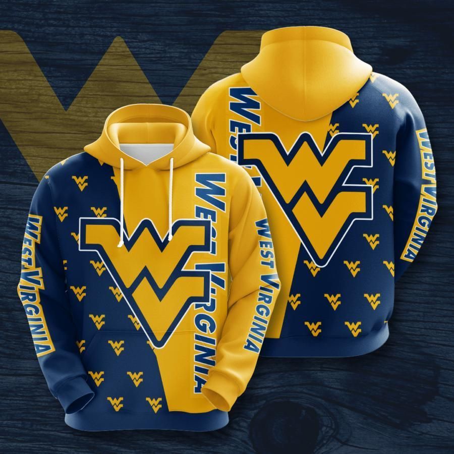 West Virginia Mountaineers 3D All Over Printed Sweatshirt, Hoodie, Zip Hoodie | Ncaa Fan Gear For Men, Women