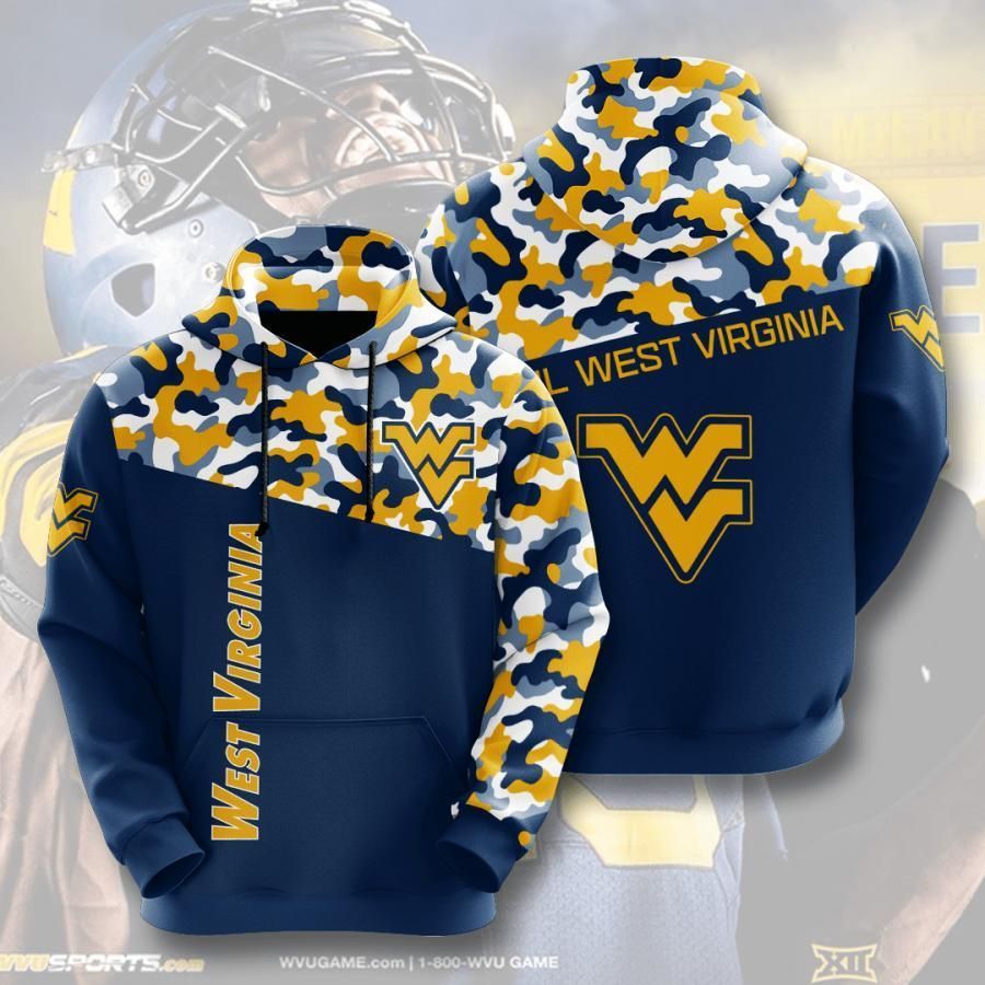 West Virginia Mountaineers 3D All Over Printed Sweatshirt, Hoodie, Zip Hoodie | Ncaa Fan Gear For Men, Women