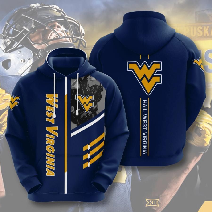 West Virginia Mountaineers 3D All Over Printed Sweatshirt, Hoodie, Zip Hoodie | Ncaa Fan Gear For Men, Women