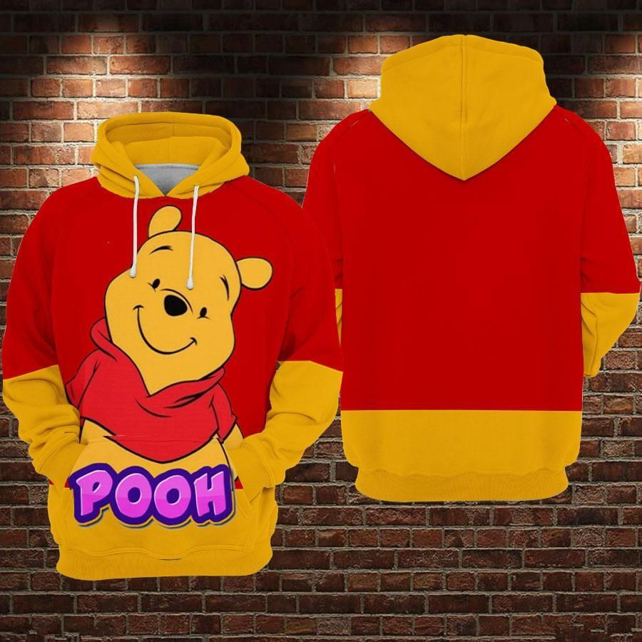 Winnie The Pooh 3D All Over Printed Sweatshirt, Hoodie, Zip Hoodie | Fan Apparel For Men, Women