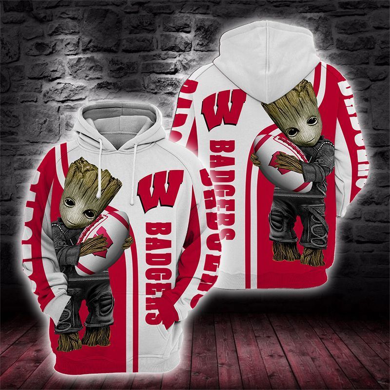 Wisconsin Badgers 3D All Over Printed Sweatshirt, Hoodie, Zip Hoodie | Ncaa Fan Gear For Men, Women