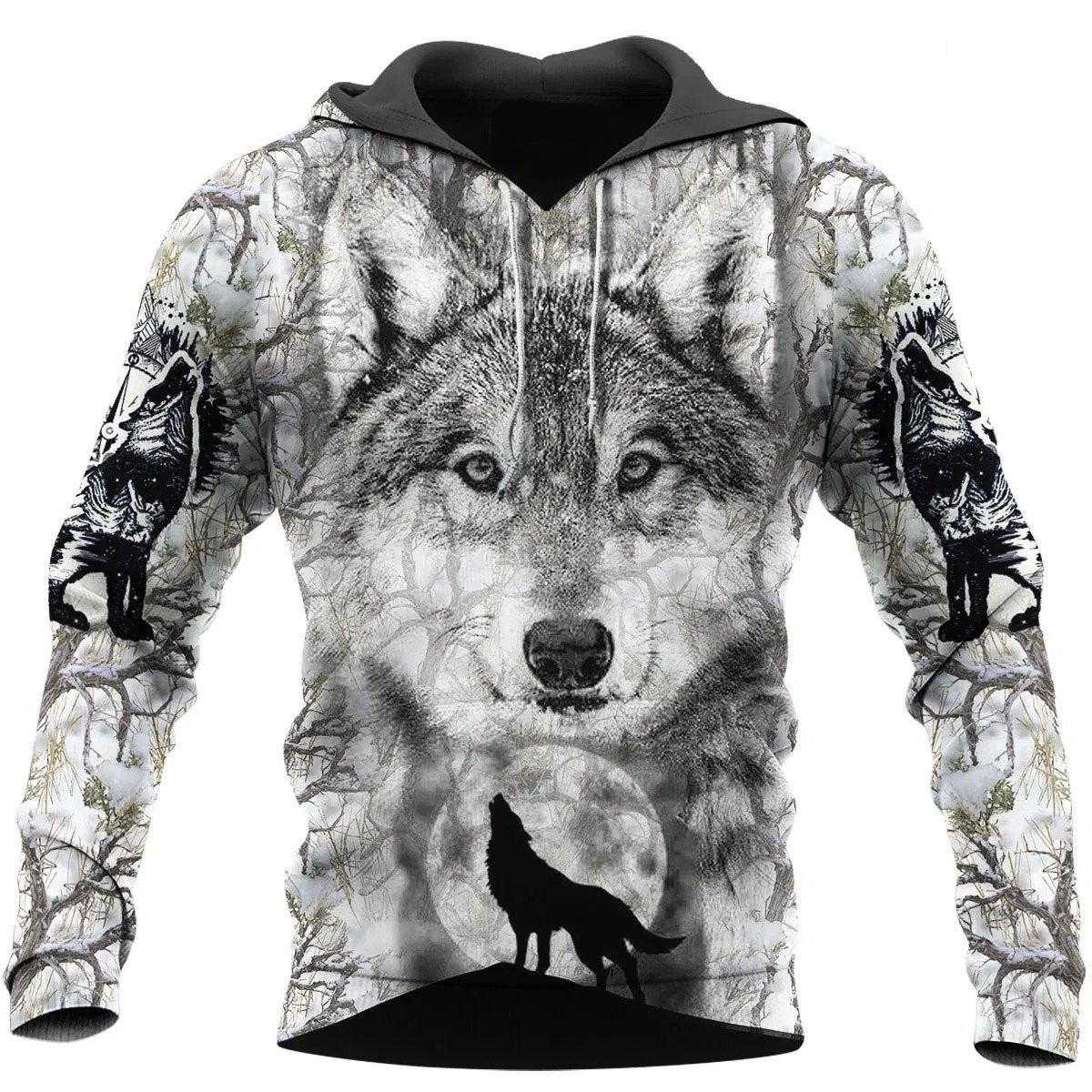 Wolf 3D All Over Printed Sweatshirt, Hoodie, Zip Hoodie | Fan Apparel For Men, Women