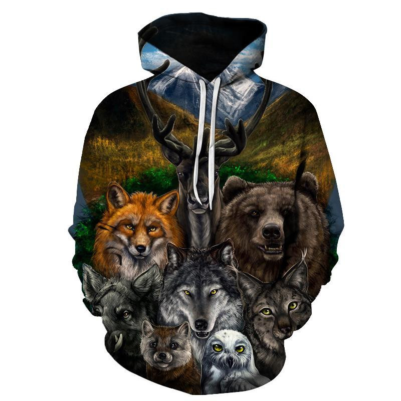 Wolf Pack 3D All Over Printed Sweatshirt, Hoodie, Zip Hoodie | Fan Apparel For Men, Women