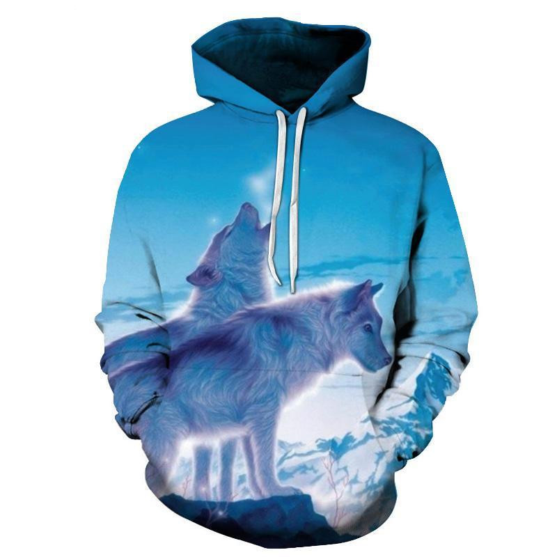Wolf Printed 3D All Over Printed Sweatshirt, Hoodie, Zip Hoodie | Fan Apparel For Men, Women