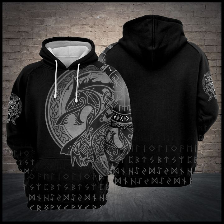 Wolf Viking 3D All Over Printed Sweatshirt, Hoodie, Zip Hoodie | Fan Apparel For Men, Women