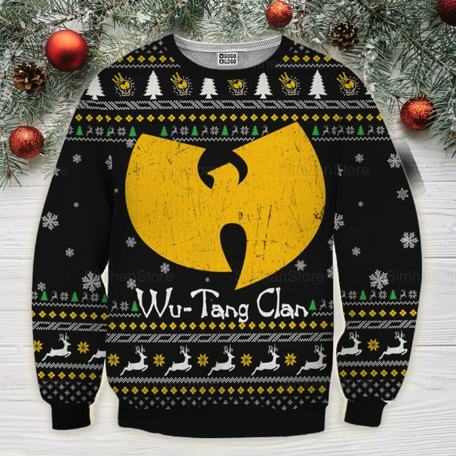 Wu-tang Clan Sweater 3D All Over Printed Sweatshirt, Hoodie, Zip Hoodie | Fan Apparel For Men, Women