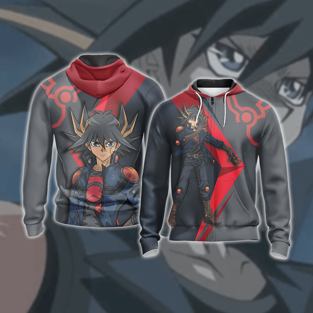 Yu-gi-oh! Fudo Yusei 3D All Over Printed Sweatshirt, Hoodie, Zip Hoodie | Fan Apparel For Men, Women