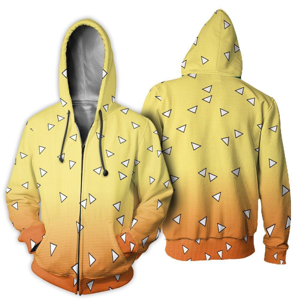 Zenitsu 3D All Over Printed Sweatshirt, Hoodie, Zip Hoodie | Fan Apparel For Men, Women
